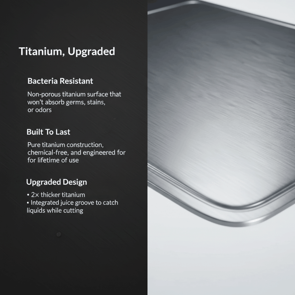 Titanium Cutting Board Pro