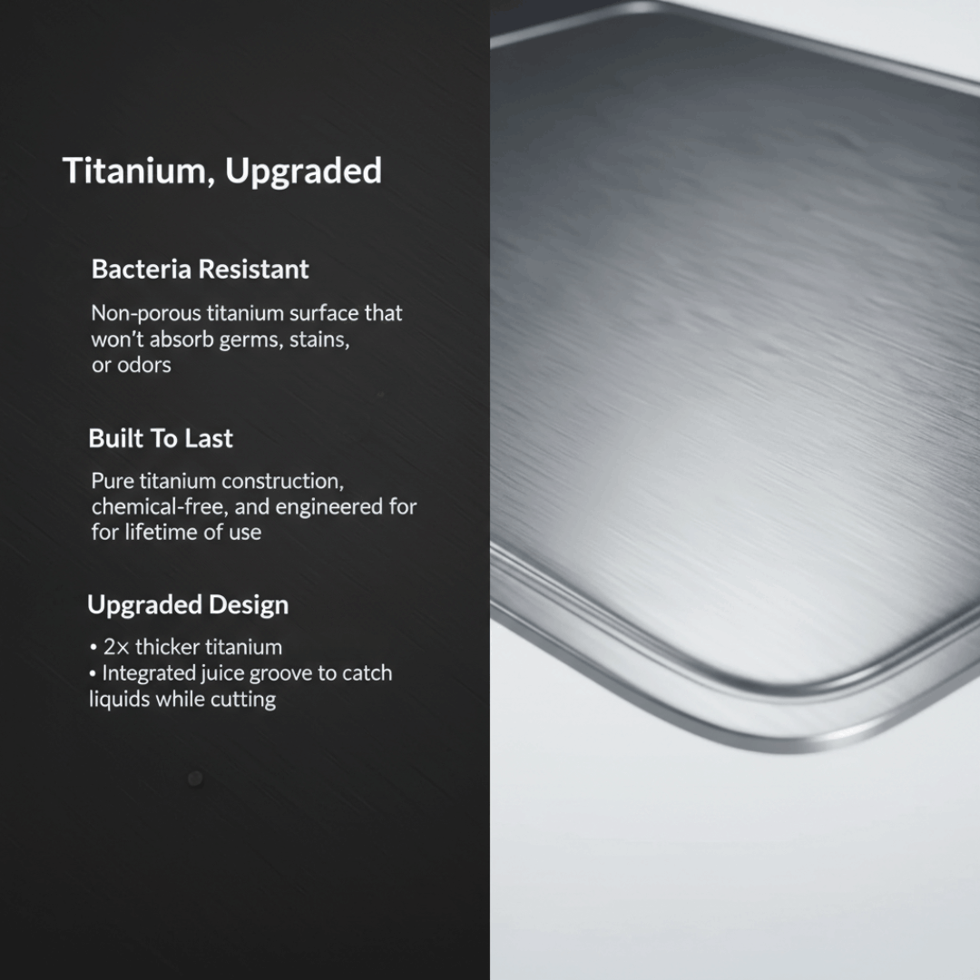 Titanium Cutting Board Pro