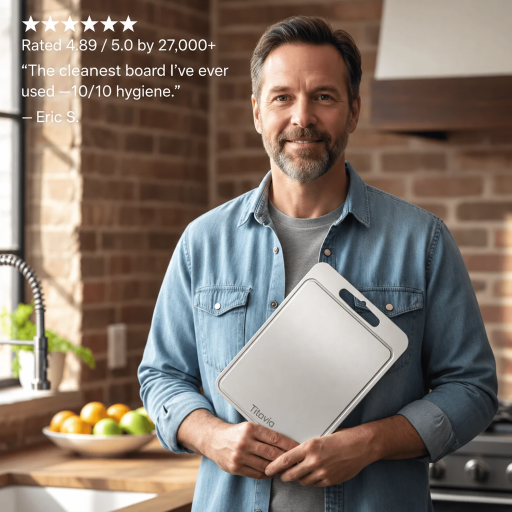 Titanium Cutting Board Pro