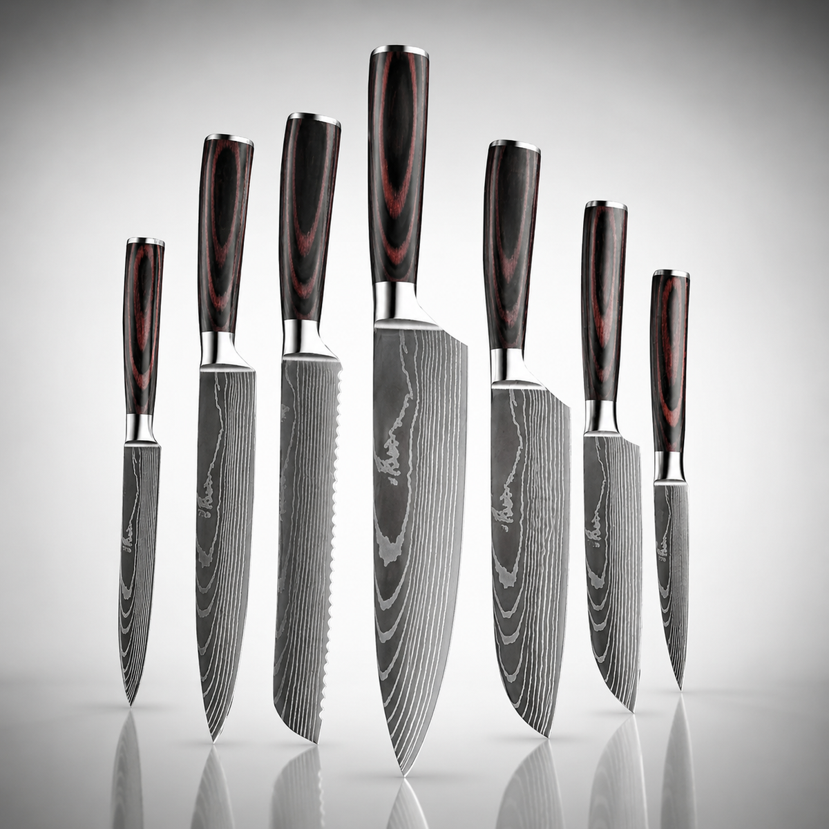Titavia Mori Series - 7 Piece Knife Set