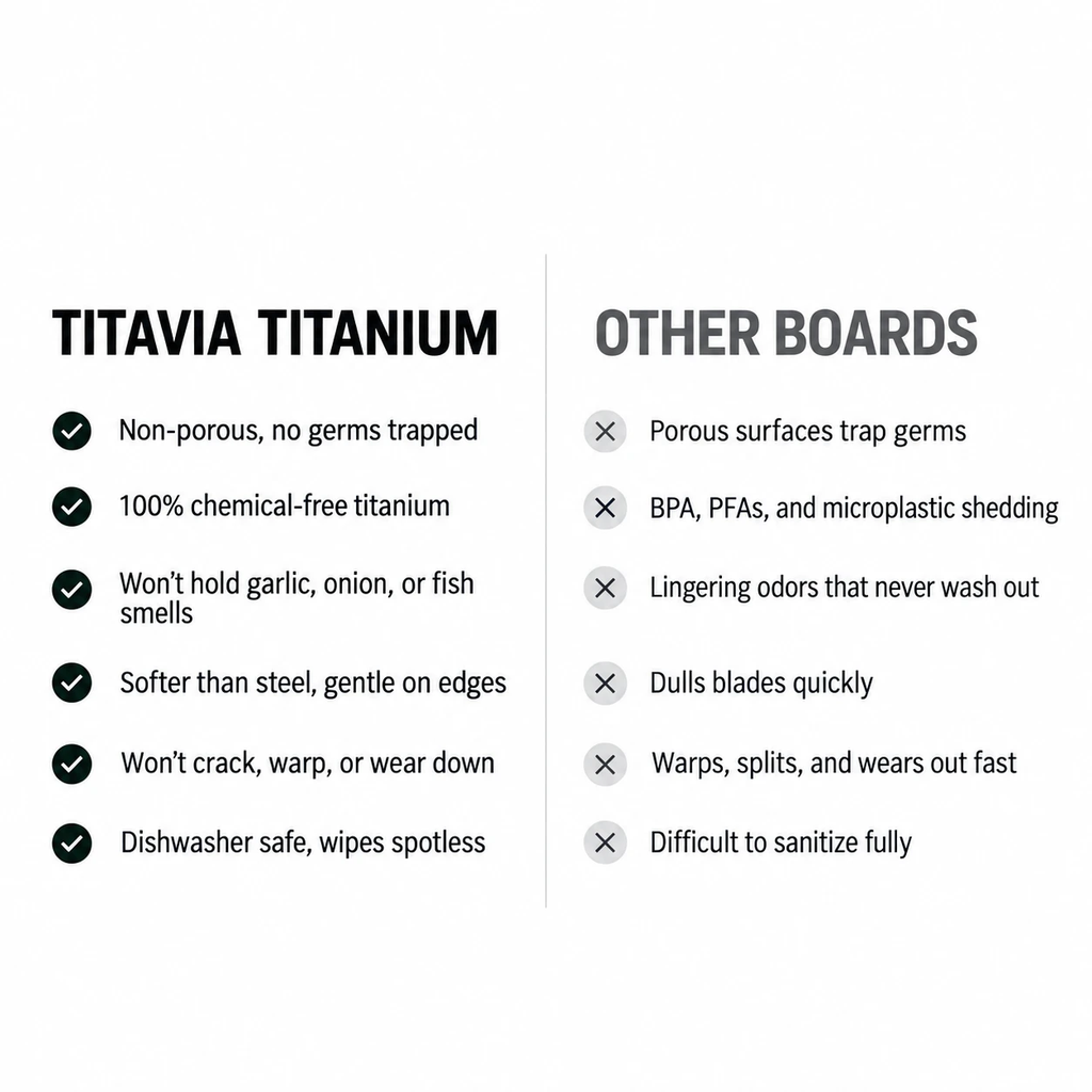 Titanium Cutting Board Pro