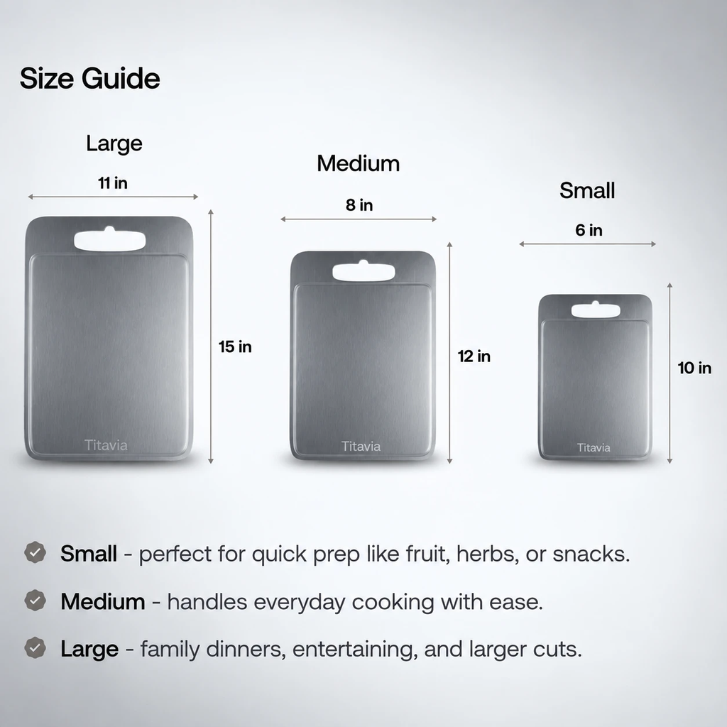 Titanium Cutting Board Pro