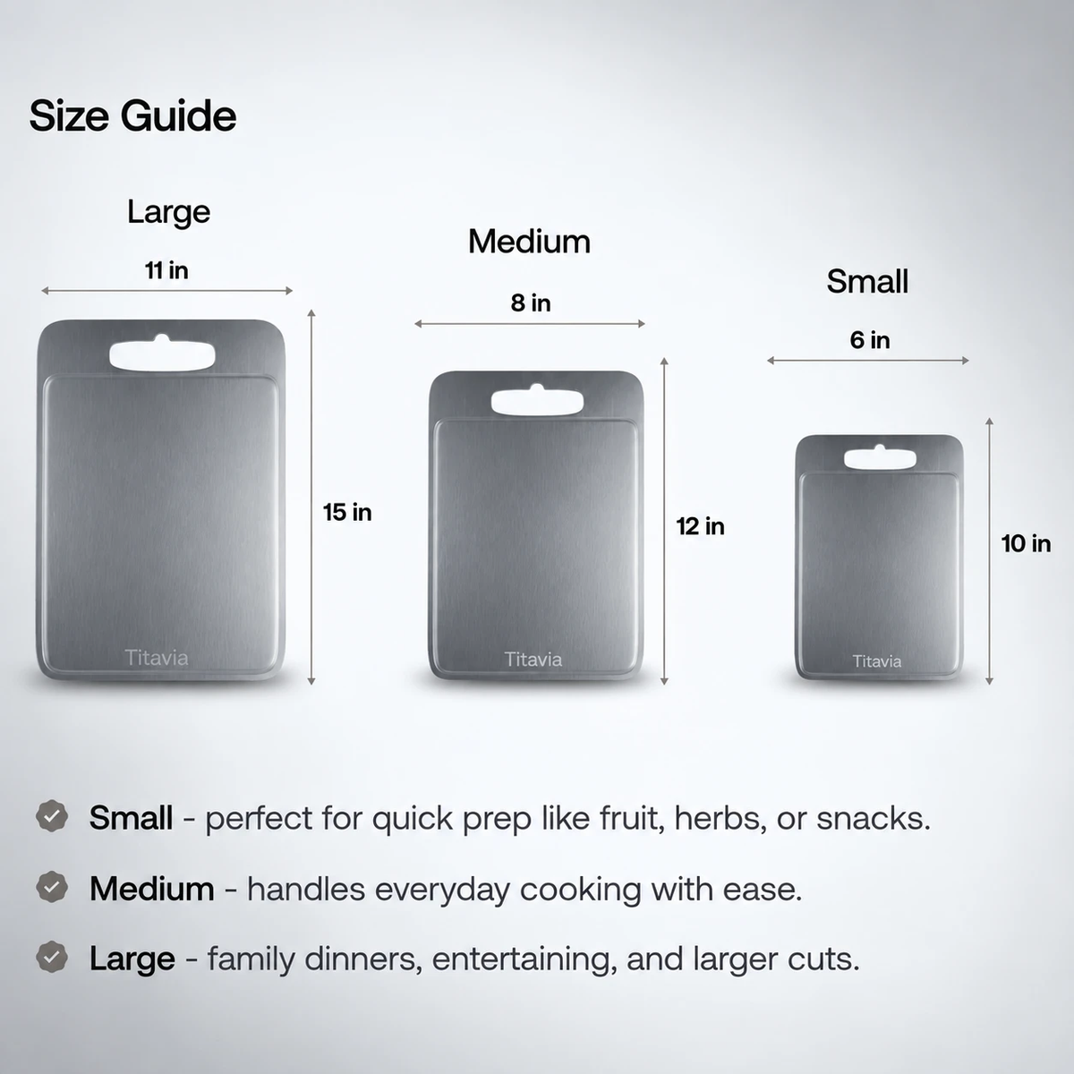 Titanium Cutting Board Pro