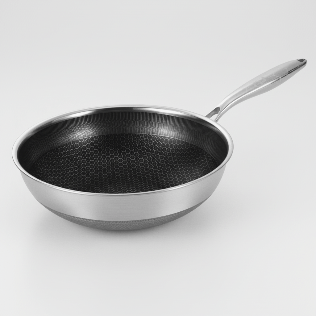 7pc Titavia HybridCore™ Cookware Set w/ Lids & Wok