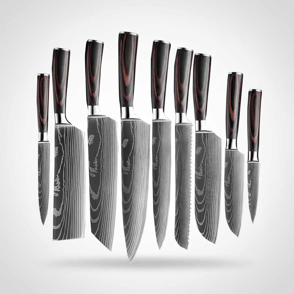 Titavia MORI Series – 9 Piece Knife Set
