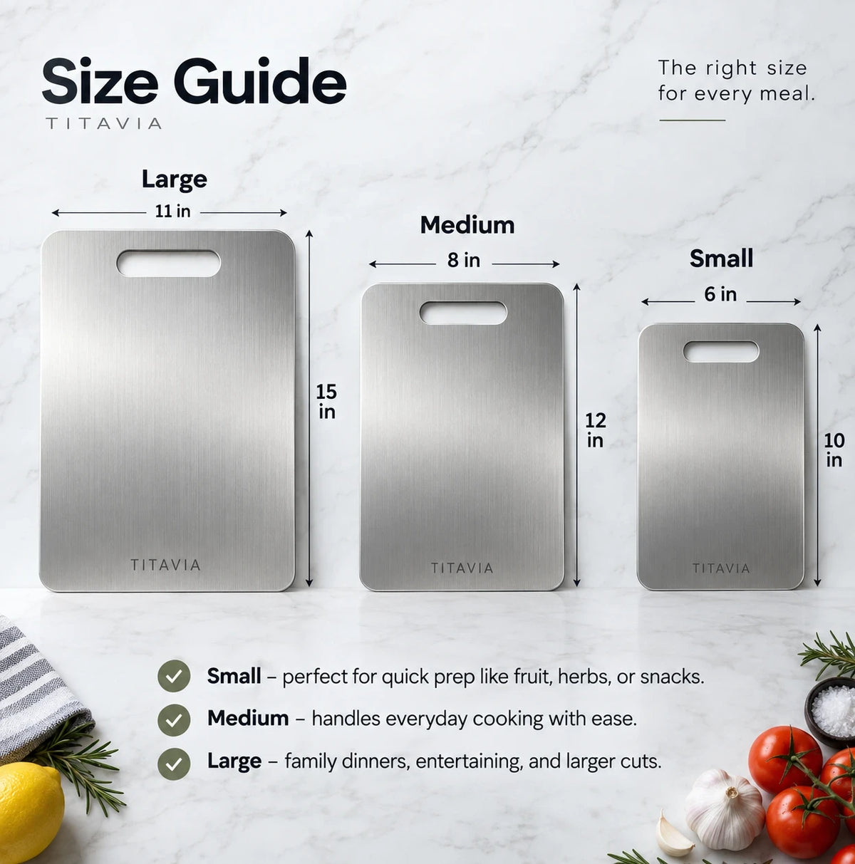 Titavia Titanium Cutting Board